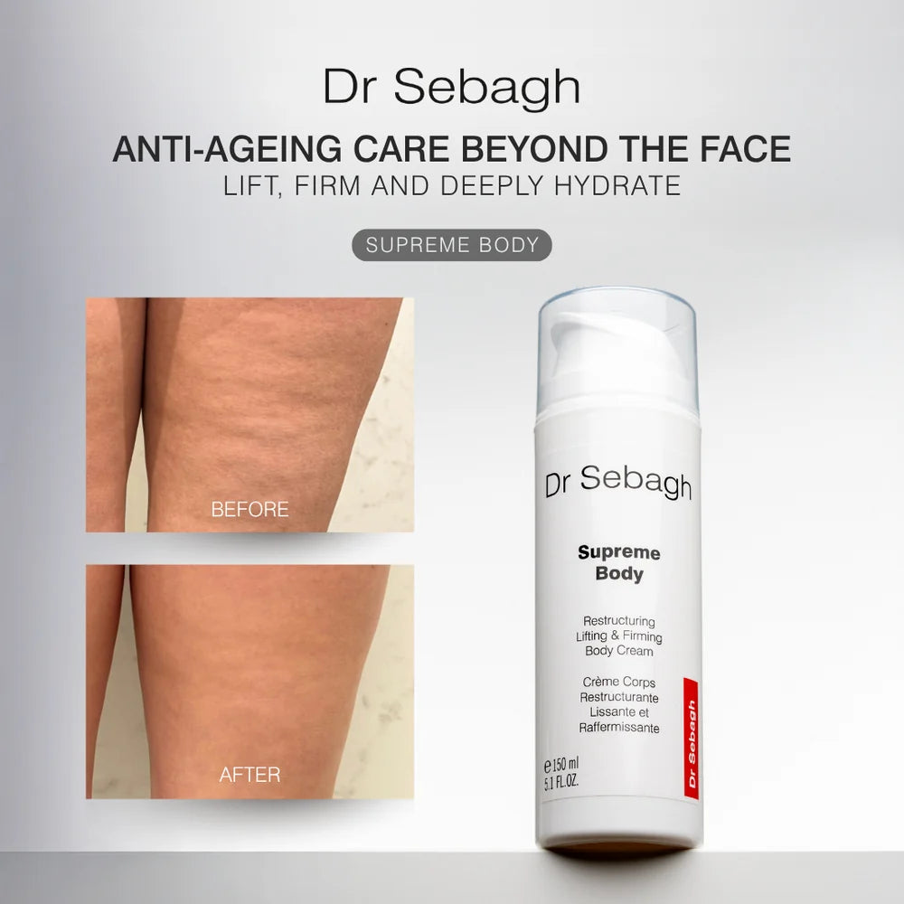 Dr Sebagh Supreme Body Cream – before and after results