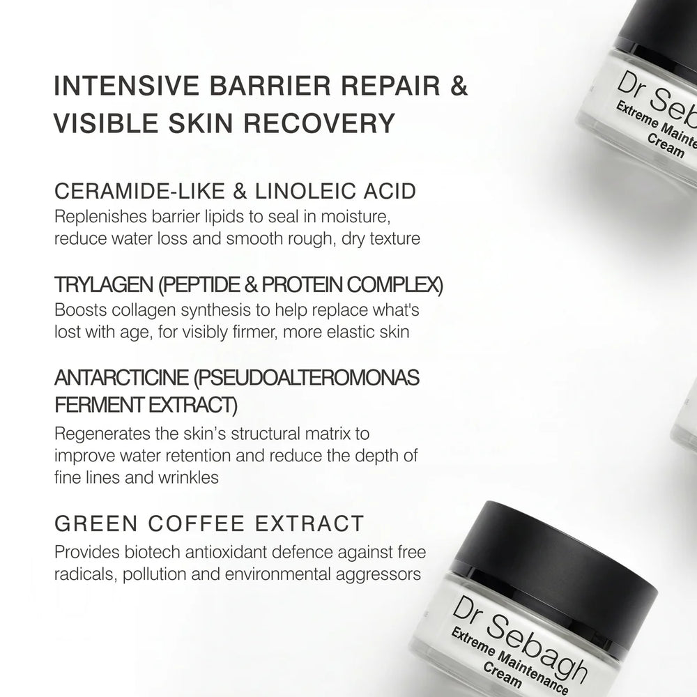 Dr Sebagh Extreme Maintenance Cream – key ingredients